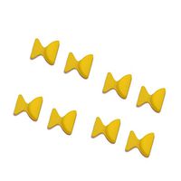 4 Pairs 2.5mm Non-Slip Silicone Nose Pads for Eyeglasses Yellow