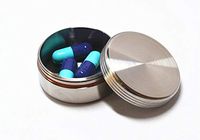 New EDC Mini Waterproof Titanium Capsule Pill Case Urgency Case Light Pocket Metal Box