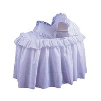 Babydoll Congratulations Bassinet Liner and Hood, 15" x 30"