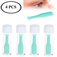 Orgrimmar 4 PCS Hard Contact Lens Remover Tool RGP Plunger/Inserter for Soft Hard Lenses