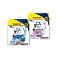 Glade Automatic Spray Refill Blue Odyssey Pack of 2, 6.2 Oz Plus Automatic Spray Refill Lavender & Vanilla Pack of 2, 6.2 Oz, Bundle