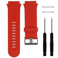 QGHXO Band for Garmin Forerunner 920XT, Soft Silicone Replacement Watch Band Strap for Garmin Forerunner 920XT GPS Watch, Fits 5.9 inches-8.26 inches Wrist