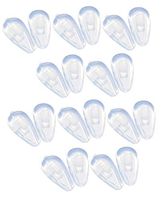 AM Landen Soft Air Chamber Silicone Eyeglasses Nose Pads, Push-in,Screw-on and Snap-in (17mm-10)