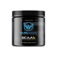 Pure Rawz Supplementz- Pure BCAA's, Branch Chain Amino Acids for Men and Women, Improve Recovery, Enhanced Endurance, Amazing Taste, (25 Servings) (Blue Raspberry)