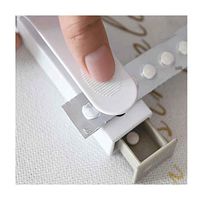 FILOL Pill Remover Tools Tablet Dispenser, Portable Pill Remover Lightweight Tablet Dispenser Easy to Remove Tablets Strong Pocket Pill Puncher 1 Pack (White)