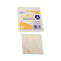 Hemostat Gauze Dressing 4 inch x 4 inch, Sold as an Each