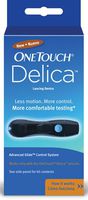 5670092 PT# 2213701 Lancing Device OneTouch Delica 7 Depth Adjustments Black Ea Made by Lifescan
