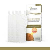 Embrace Active Scar Defense for New Scars, FDA-Cleared Silicone Scar Sheets (SIZE X-Large (6.3 Inch)) 30 Day Supply
