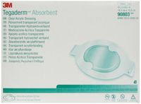 3M Tegaderm Absorbent Clear Acrylic Dressing, Large Oval 90803, 5 Pads (Pack of 6) by 3M