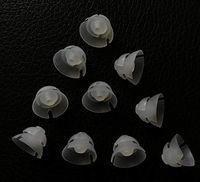 Jungle Care® (12mm Large * 10pc) Double Layer Magic Hearing Aid Domes Comfortable PSAP (Personal Sound Amplifiers Product) Kit Ear Tips Invisible, Perfect for Open Air (Open fit), Except for RIC