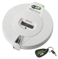 e-Pill MedTime Plus – Advanced Locked Automatic Pill Dispenser - Solid lid