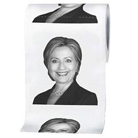 Funny Toilet Paper，Hillary Clinton Toilet Paper，Novelty-Political Toilet Paper Roll，Gag Prank Joke Gift