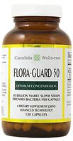 Flora-Guard 50 (120 Capsules) Acido Candida Lactobacillus Acidophilus and Lacto Casei Non Dairy Probiotic Treatment for Yeast Infection - Great for Kids, Men, Women + Free Candida Answers Book!