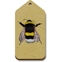 Azeeda 10 x 'Bee' 66mm x 34mm Gift Tags (TG00086555)