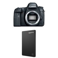 Canon EOS 6D Mark II Digital SLR Camera Body + Seagate 1TB Hard Drive and 1-Year Amazon Drive