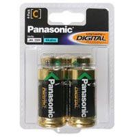 Panasonic AM2PA4B 4 Pack C Alkaline Batteries