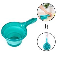 Silicone Collapsible Strainer, Collapsible Strainers/Colanders for Pasta Salads Vegetables Fruits, Collapsible Colander Foldable Strainer with Handle,Easy Storage,Space Saving