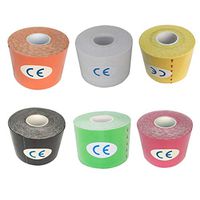 Healifty Kinesiology Tape Sports Athletic Workout Muscle Tape Therapeutic Physio Muscle Strain Injury Support Tape for Knee Shoulder Elbow 6pcs