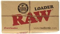 Raw Natural Rolling Papers Cone Loader Card and Poking Tool (2 Pack)