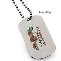 Allergic to Tree Nuts Medical Alert ID Dog Tag
