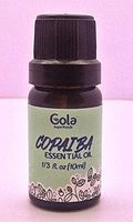 Gola Copaiba Essential Oil 1/3 Fl Oz (10ml) - 100% Pure, Undiluted, Produced and Imported from Brazil