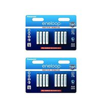 16 AAA Panasonic Eneloop BK-4MCCE Rechargeable Batteries min 750 mAH