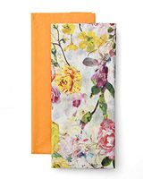 Gartner Studios Tissue White Allover Floral With So, 6 count