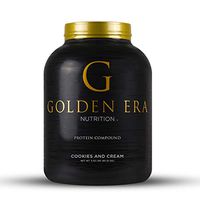 Golden Era Nutrition Whey Protein Compound Powder, Cookies and Cream Flavor, Gluten-Free, 5 Pounds