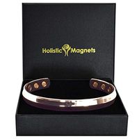Holistic Magnets® Copper Magnetic Bracelet Arthritis Men Women 100% Pure Copper Therapy Bracelet for Pain Relief Healing Health Bracelet Gift Boxed (SP)-Savanna (M: Wrist 6.5-7.6 inch)