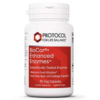 Protocol For Life Balance - BioCore Enhanced Enzymes - Digestive Support - Maximum Food Utilization Like Bean and Cabbage Digestion, Energy Boost, Stress Relief, and Natural Cleanse - 90 Veg Capsules
