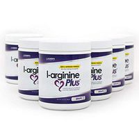 L - Arginine Plus 6 - pack Cardio Health Formula And Nitric Oxide Booster ,Grape 13.4 Oz.