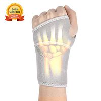 Wrist Brace for Carpal Tunnel，Comfortable and Adjustable Wrist Support Brace for Arthritis and Tendinitis, Wrist Compression Wrap with Pain Relief，Suitable for Both Right and Left Hands