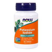 Potassium Iodide, 30mg, 60 Tabs by Now Foods (Pack of 2)