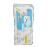 Connia Home 10 Rolls Toilet Paper Bulk Rolls Bathroom 3Ply White Tissue Bathroom Soft Affordable