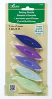 CLOVER 8103 5-Piece Tatting Shuttles Set, Large