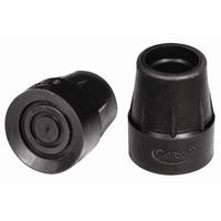 Cane Tip Color: Black, Size: 0.875"