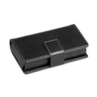HealthSmart Fashion Travel Pill Case 7 Day Pill Organizer Box, Black