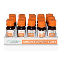 Blood Sugar Support Supreme Superfood Blend Ayurveda Shots -Better Bitters-Fat Blocking -Glucose Control -Improved Circulation & Stabilizer-Total Blood Sugar Optimizer-Weight Loss (15 Pack)