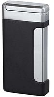 Visol KompaNo Black Matte Single Wind-Resistant Torch Flame Lighter