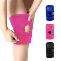 Knee Brace for Man Women, Knee Support Protector for Running, Hiking, Weightlifting, Workout, Joint Pain Relief, Meniscus Tear, Arthritis, Tendinitis with Easy Stick Strap