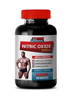 Muscle Pump pre Workout - Nitric Oxide Muscle Booster 3600MG - Endurance & Recovery - Nitric Oxide Supplements - 1 Bottle 90 Caplets