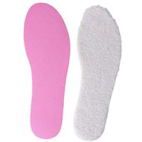SUPVOX 1 Pair of Thickened Warm Insoles Imitation Lambs Wool Warm Shoe Pads Size 41-45