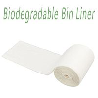 Morcte 100% Biodegradable Compost Bags, 6 Gallon Food Scraps Yard Waste Bags, 100 Counts, F