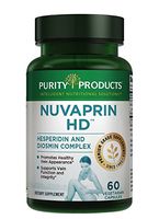 Purity Products Nuvaprin HD Healthy Leg and Venous Circulation Support - 50 mg Hesperidin, 450 mg Diosmin, 250 mg Horse Chestnut extract - 60 Vegetarian Capsules