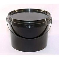 Hydrogarden 5, 10, 20, 25 Or 33 Litre Black Buckets With Lids Hydroponics Diy Dwc Carry ( Pack Of 1 ) (5 Litre)