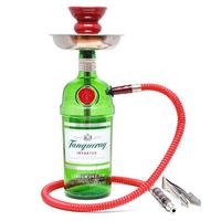 Hookah - Tangueray Gin Water Pipe Custom Made from Recycled Liquor Bottle