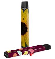 Skin Decal Wrap 2 Pack for Juul Vapes Yellow Daisy JUUL NOT INCLUDED