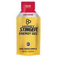 Honey Stinger Classic Energy Gel, Ginsting, Caffeinated, Sports Nutrition, 1.1 Ounce (Pack of 24)