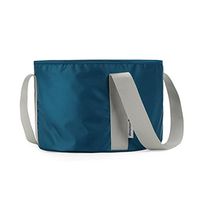 TOTOONE 12L- Portable Outdoor Travel Foldable Folding Camping Washbasin Basin Bucket Bowl Sink Washing Bag Water Bucket Wbag (Blue)