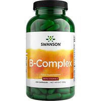 Swanson Super Stress Vitamin B-Complex with Vitamin C 240 Caps